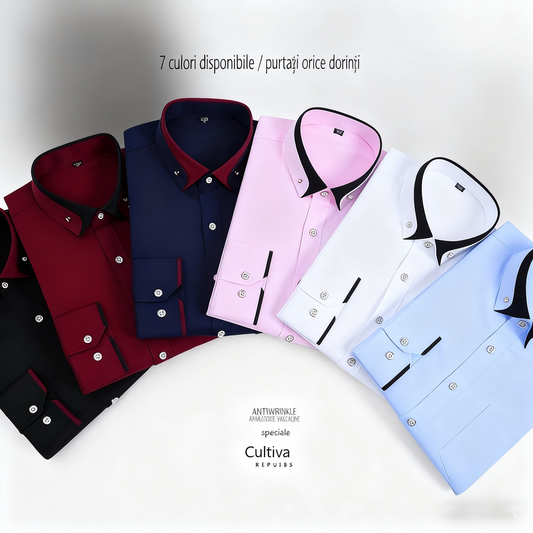 【S-4XL】2025 Nowa oddychająca biznesowa koszula męska casual