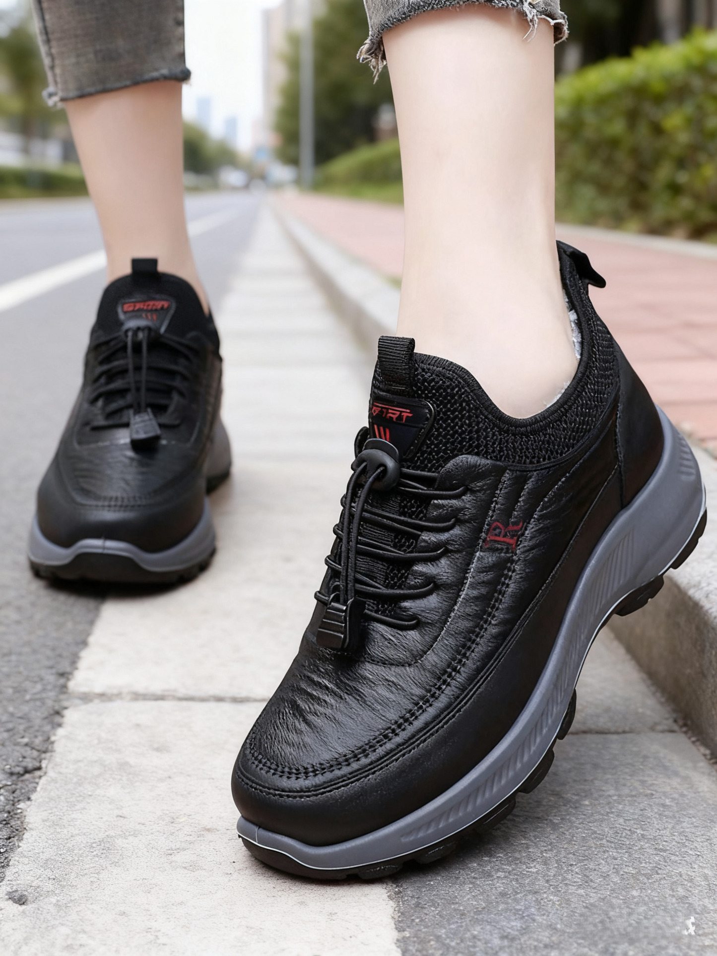 Nowe buty sportowe damskie, miękka podeszwa, wygodne, odpowiednie na jesień i zimę 【35-41】