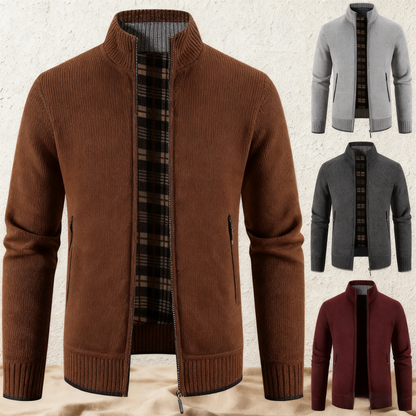 ❄️⛄️【M-3XL】Męski, swobodny, polarowy sweter rozpinany