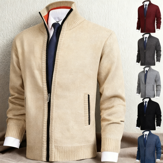 ❄️⛄️【M-3XL】Męski, swobodny, polarowy sweter rozpinany