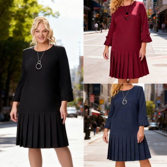 💌【S-5XL】👗 Nowa, wysokiej jakości, elegancka sukienka na jesień i zimę